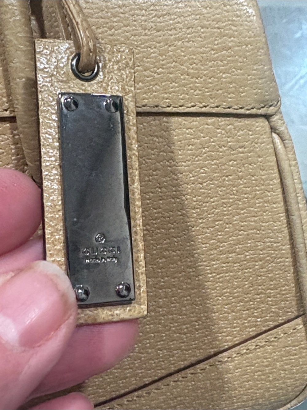 Gucci Vintage Beige Purse new - Picture 4 of 11